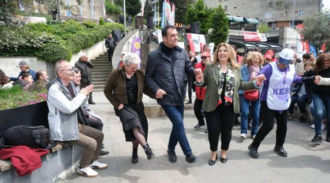 1 MAYIS COŞKUYLA KUTLANDI