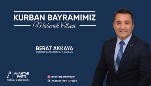Berat Akkaya'nın Bayram Mesajı